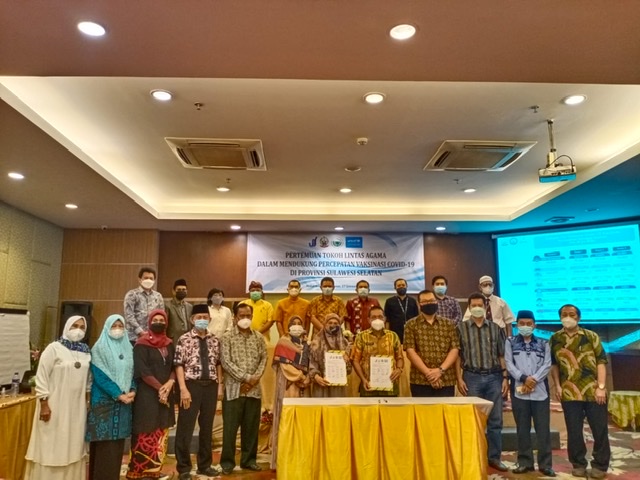 Tokoh Lintas Agama Nyatakan Dukungan Penuh Kepada Pemprov Sulsel Untuk Kebut Vaksinasi